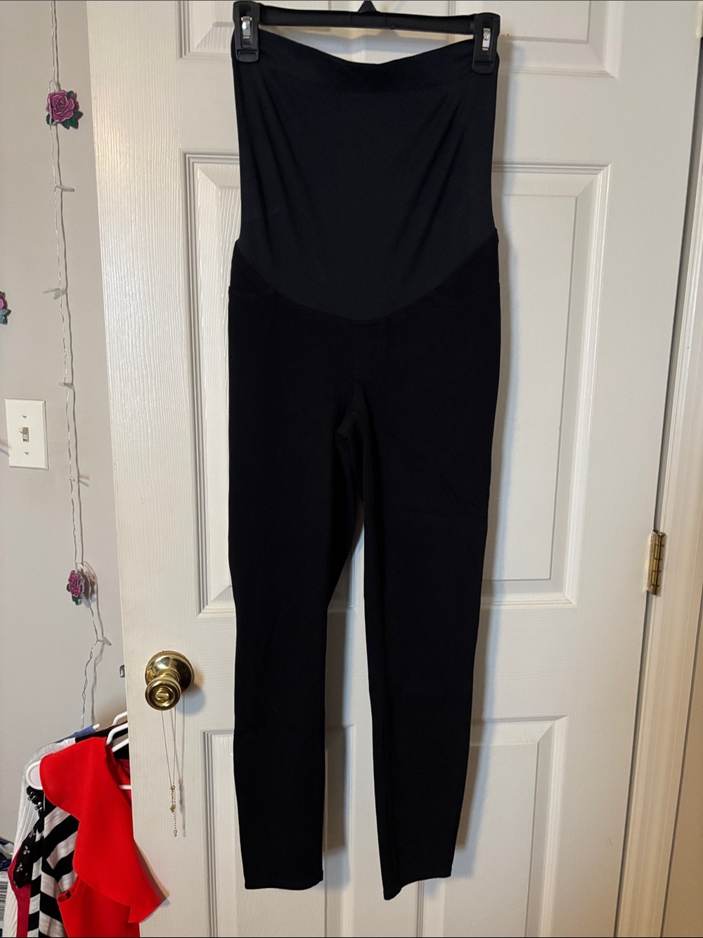 SPANX Black High-Rise Maternity Jeggings